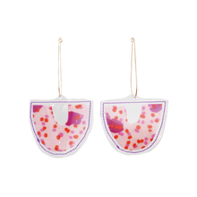 Load image into Gallery viewer, DROP HOOPS  |  Mulberry Speckled Sands

